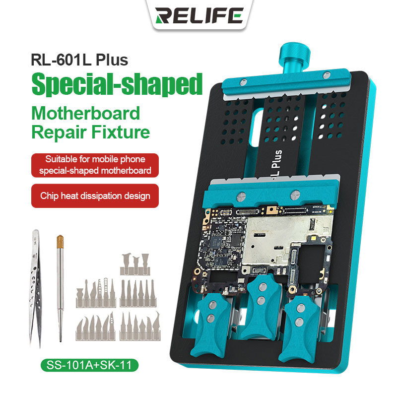 Jigger Double Sided - RElife-ユニバーサルマザーボードrl-601l plus,デュアルスロット,携帯電話,PCB,修理ツール用