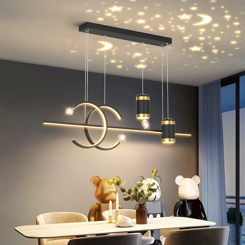 Home Bar And Counter - LEDノルディックレストランペンダントライト、モダンミニマリストダイニングテーブル、バー、コーヒーショップ、バーカウンター、ペンダントライト、ホーム照明