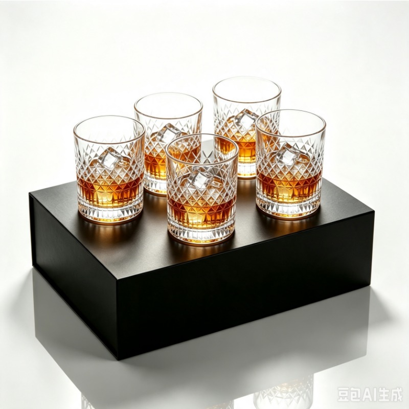 Old Fashioned Glass - オールドファッションド・ウイスキーグラス（豪華ボックス入り）- 10オンス ロックスグラス バーウェア スコッチ、バーボン、リキュール、カクテルドリンク用、男性へのギフト