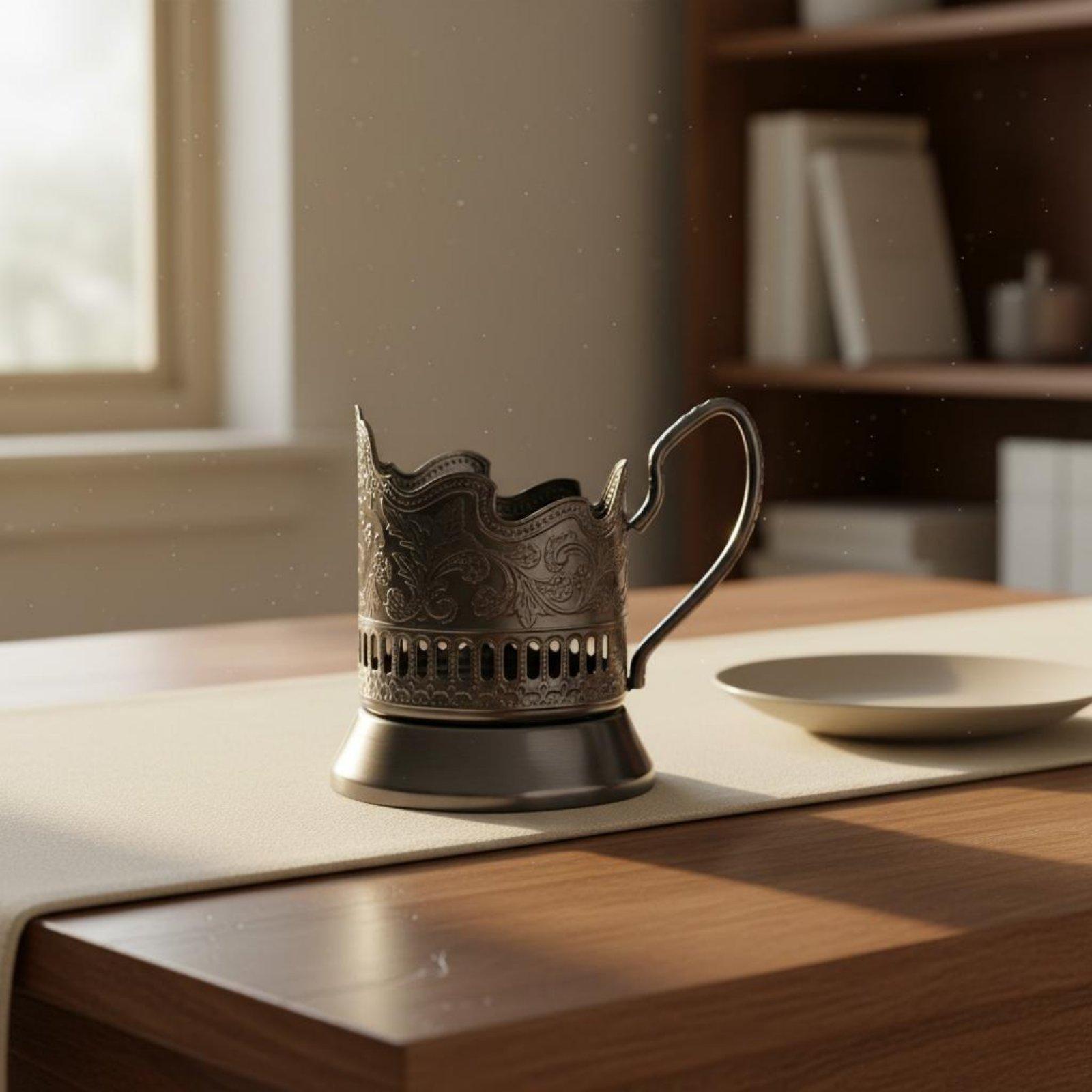 Podstakannik レトロスタイル ロシア茶グラスホル - Old Fashioned Glass のレビューと価格