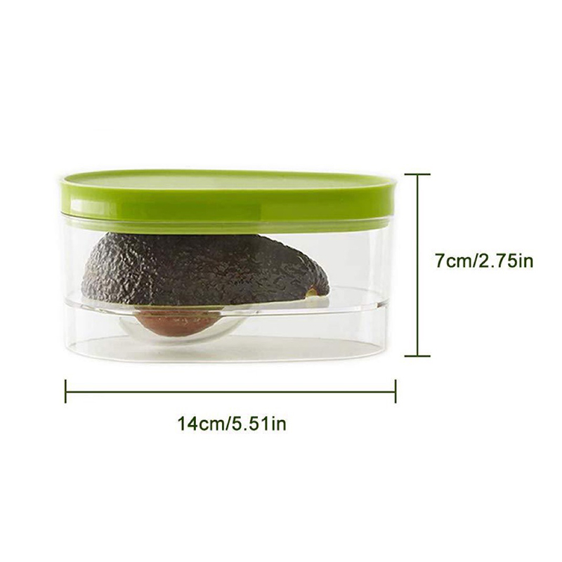 アボカド食品保存ボックス省スペースプラスチックフルーツコンテ - Home Bar And Kitchen のレビューと価格