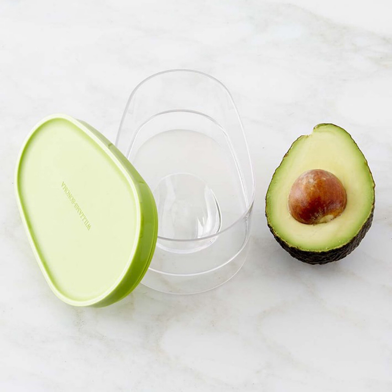 アボカド食品保存ボックス省スペースプラスチックフルーツコンテ - Home Bar And Kitchen のレビューと価格
