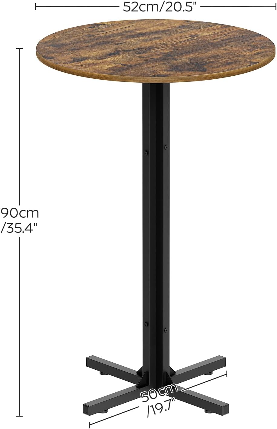 丸型バーテーブル2脚セット、カウンターハイトパブテーブル、バ - Home Bar And Counter のレビューと価格
