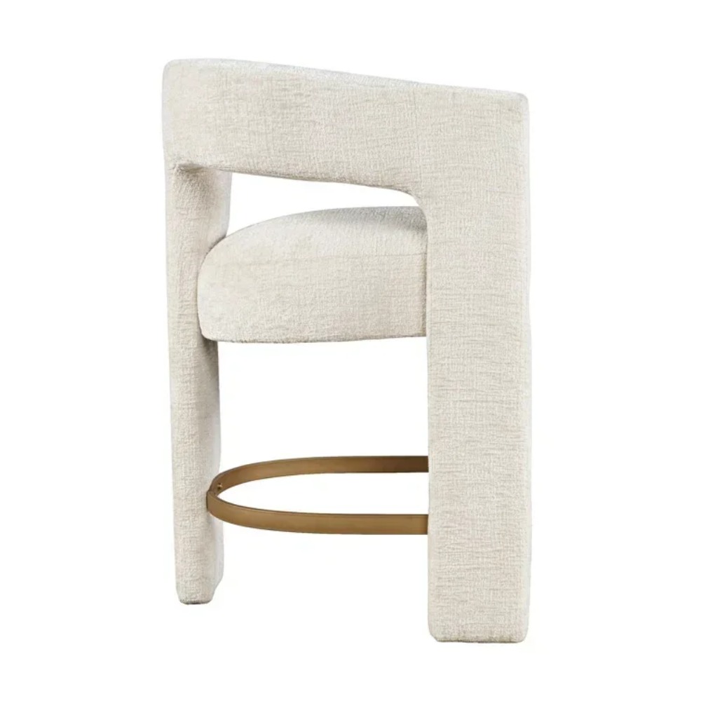 モダンな布張りのカウンタースツール、ベルベットのハイチェア、 - Home Bar And Counter のレビューと価格