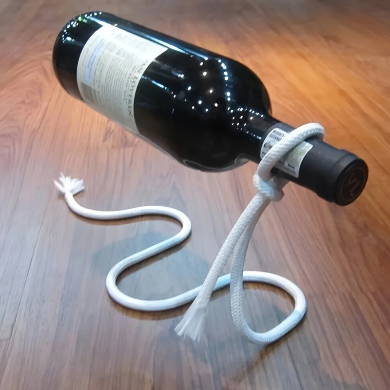 クリエイティブなワインボトルラック,個性的なロープ,ボトルホ - Home Bar Setup のレビューと価格
