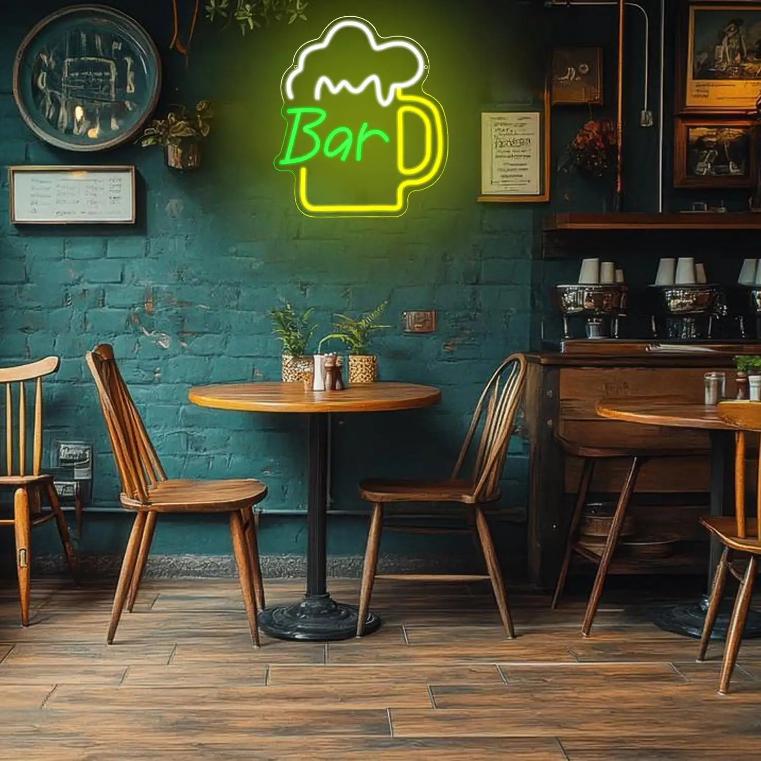 ビールバーネオンサインUSB調光可能なLEDライト、ビジネス - Home Bar And Kitchen のレビューと価格