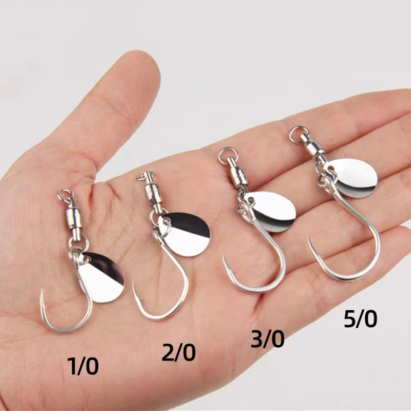 TAKEDO-シングルフィッシングフック、ダブルベアリングス - Jigger Double Sided のレビューと価格