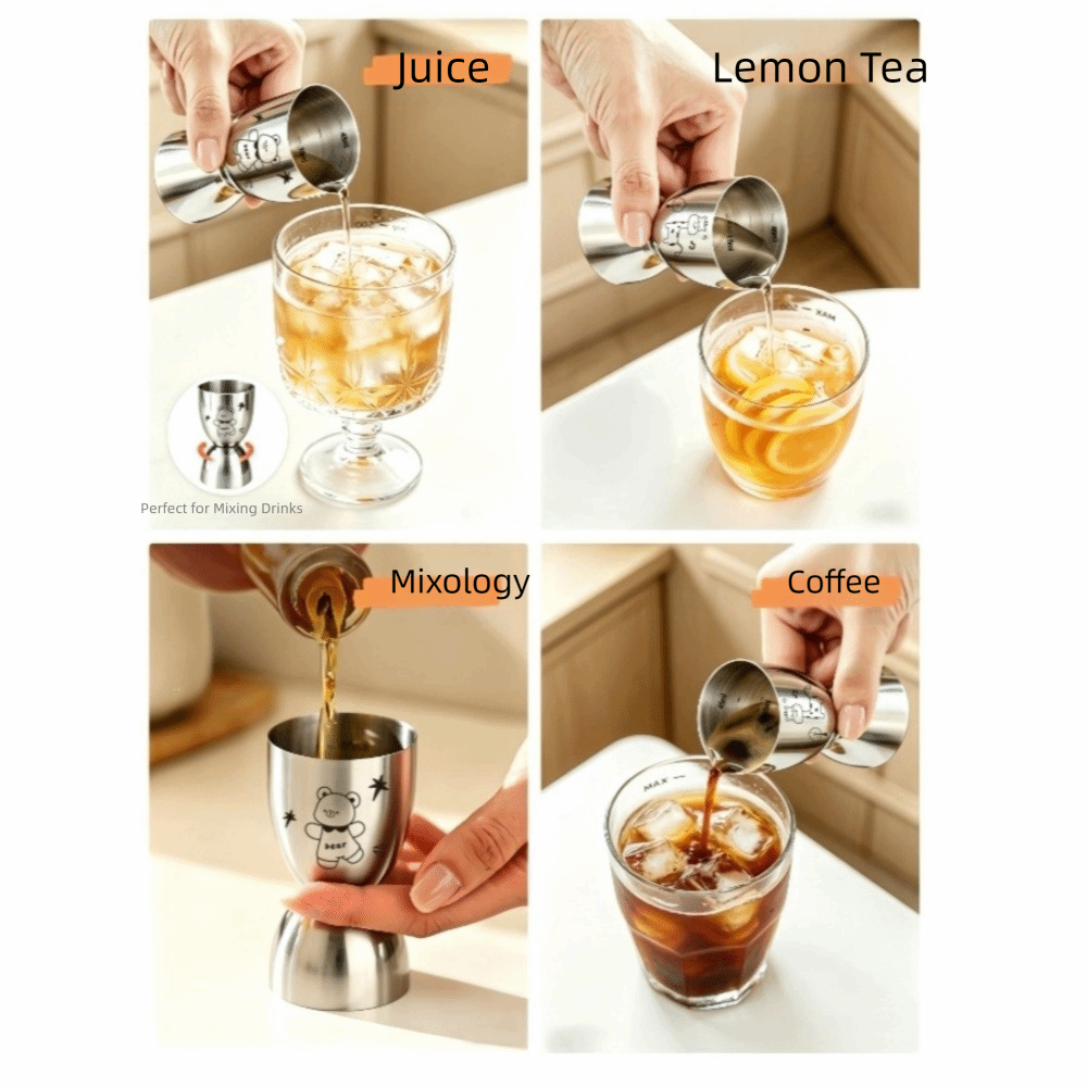 30/60ML ステンレス鋼ジガー スケール付き 両面計量カ - Jigger Double Sided のレビューと価格